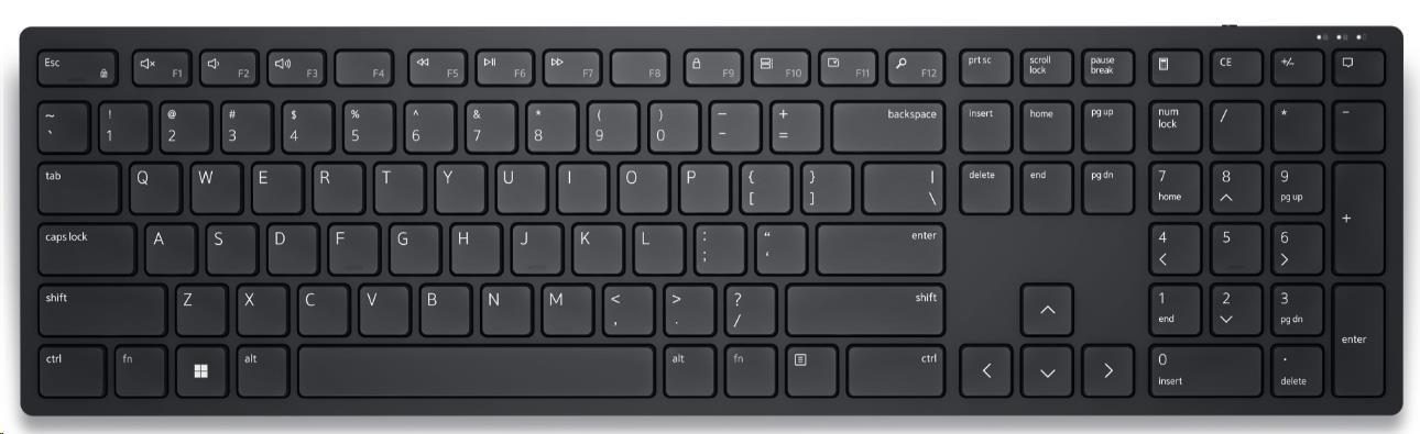 DELL KLÁVESNICA Wireless Keyboard - KB500 - Czech/ Slovak (QWERTZ)1 