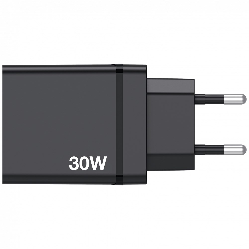 VERBATIM Univerzální adaptér nabíječka CHR-30EU2,  30W,  1x USB-C,  3x USB černá5 
