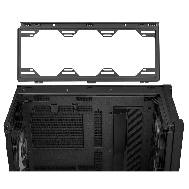 ASUS case TUF GAMING CASE (GT302) TG,  Mid Tower,  4x 140mm ARGB Fan,  černá7 