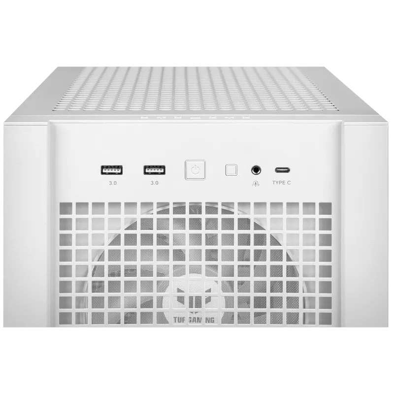 ASUS case TUF GAMING CASE (GT302) TG,  Mid Tower,  4x 140mm ARGB Fan,  bílá6 