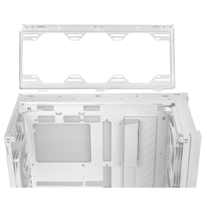 ASUS case TUF GAMING CASE (GT302) TG,  Mid Tower,  4x 140mm ARGB Fan,  bílá7 