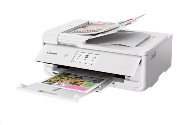 Canon PIXMA TS9551C biela - farebná,  MF (tlač,  kopírovanie,  skenovanie,  cloud),  obojstranný tlač,  USB, LAN, Wi-Fi, Bluetoo2 