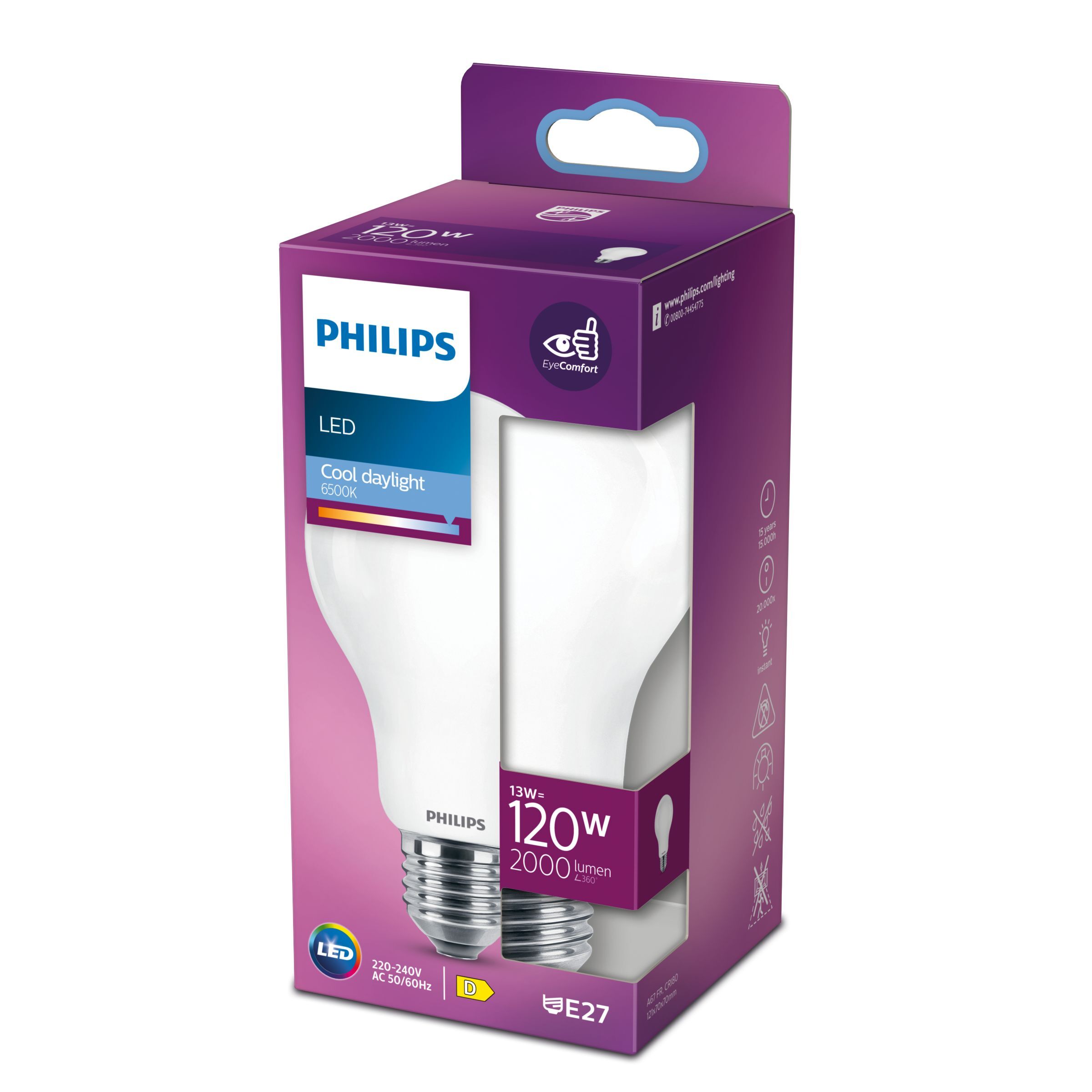 PHILIPS žárovka LED classic 120W A67 E27 CDL FR ND 1SRT40 