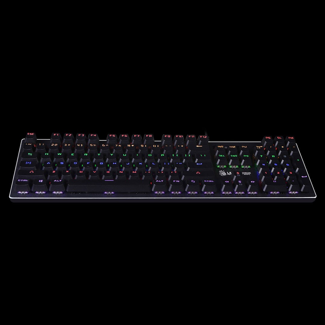 A4tech Bloody Klávesnice B760,  herní klávesnice,  mechanická,  drátová,  Green Switch,  CZ/ SK,  Černá2 