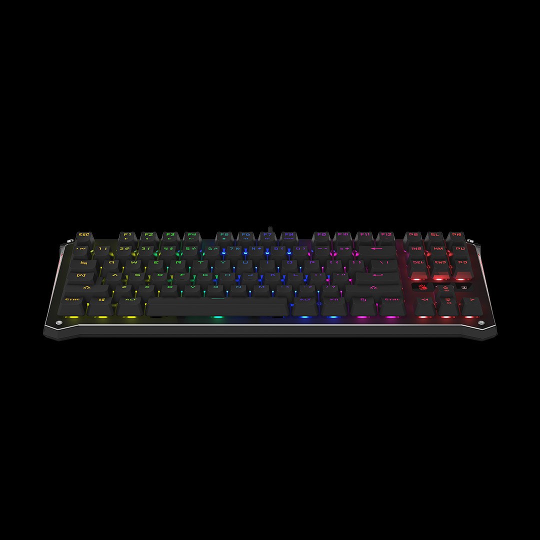 A4tech Bloody Klávesnice B930, herní klávesnice, mechanická, drátová, Orange Switch, CZ/SK, Černá3 
