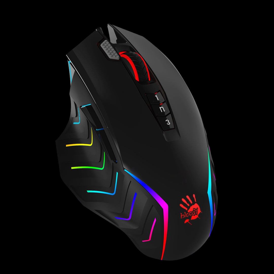 A4tech Bloody Myš J95S Activated,  podsvícená herní myš,  8000 DPI,  USB,  Černá1 