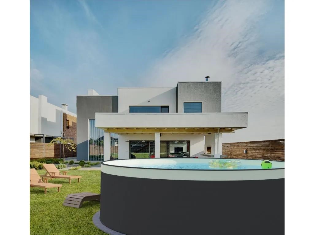 Bazén Planet Pool ANTRAZIT/ Blue – samotný bazén 450x122 cm1 