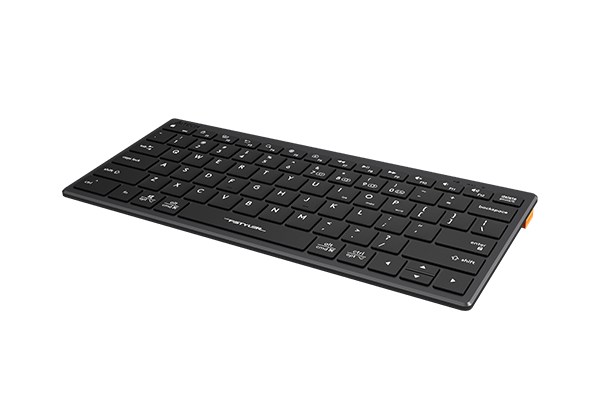 A4tech Klávesnice FBX51C, kancelářská klávesnice, membránová, bezdrátová, CZ/SK, Šedá2 