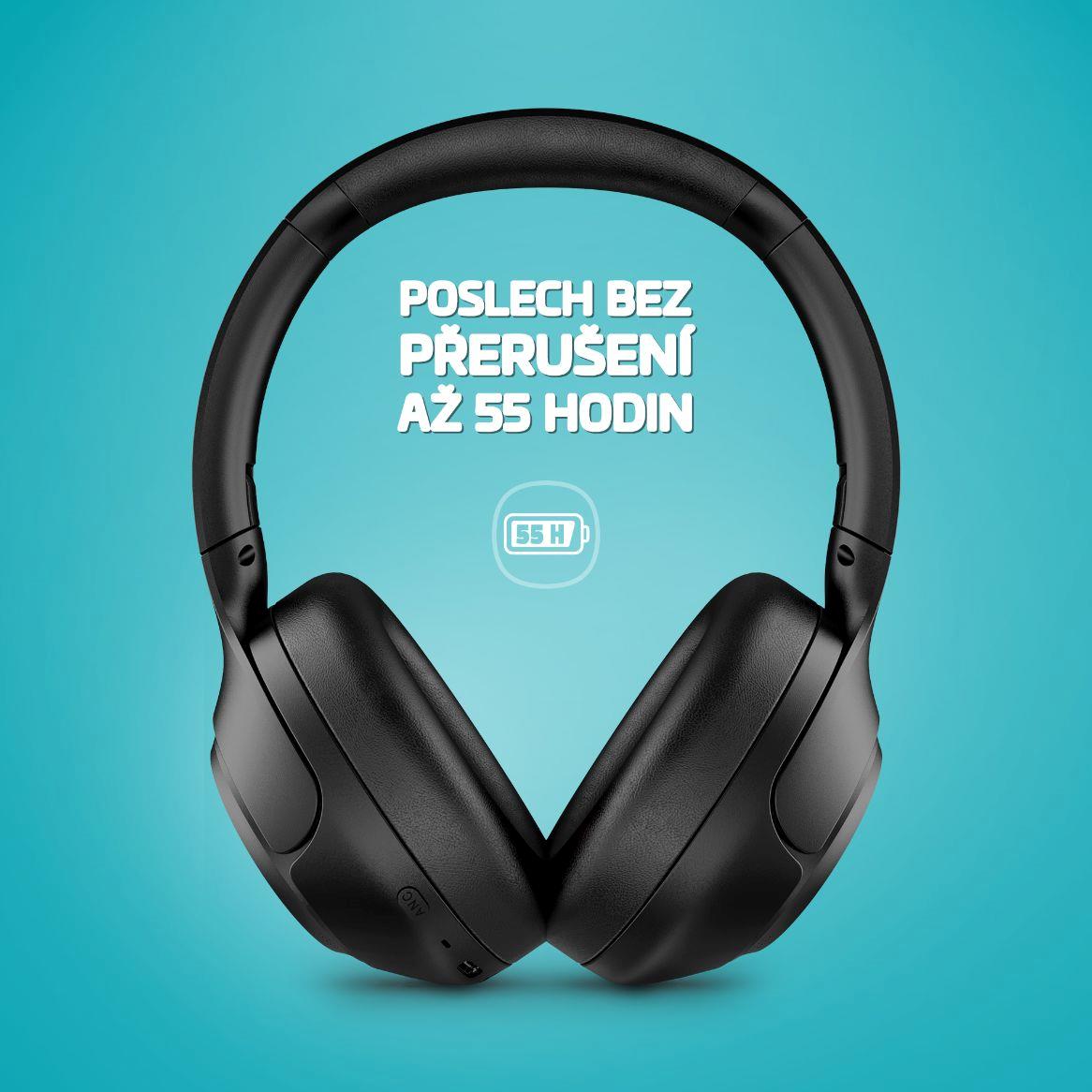 LAMAX NoiseComfort2 ANC náhlavní sluchátka s funkcí potlačení hluku4 