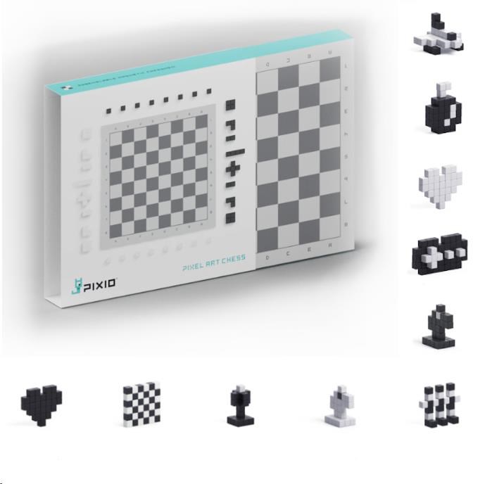 PIXIO Chess - Šachy magnetická stavebnice0 