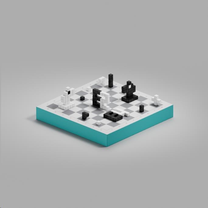 PIXIO Chess - Šachy magnetická stavebnice2 