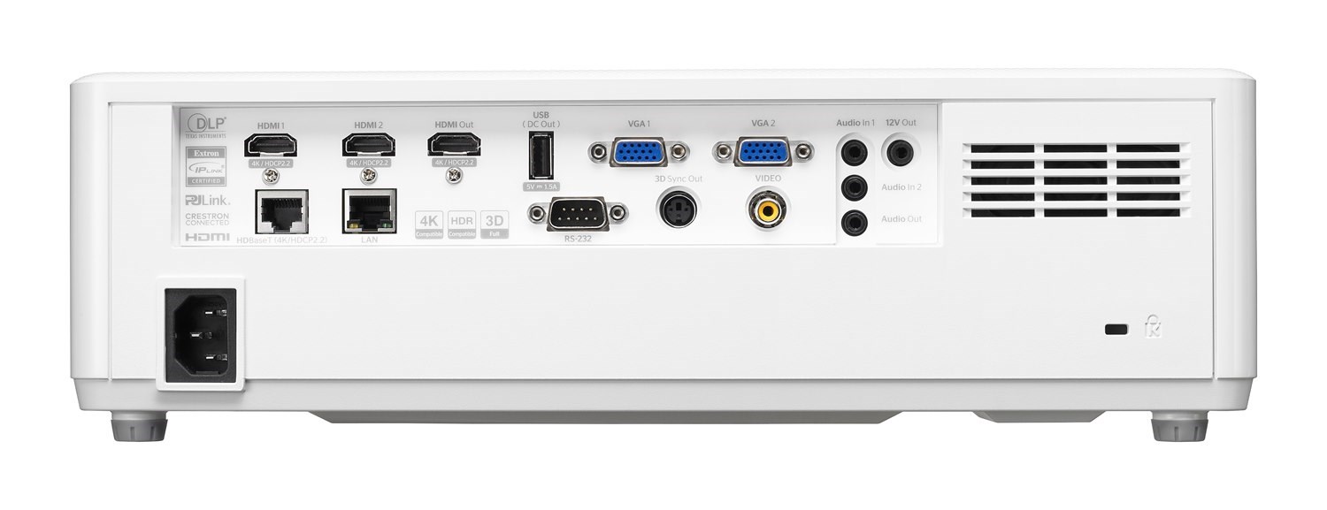 Optoma projektor ZU607T (DLP,  LASER,  WUXGA,  6500 ANSI,  300 000:1,  2xHDMI,  2xVGA,  RS232,  LAN,  2x15W speaker)4 