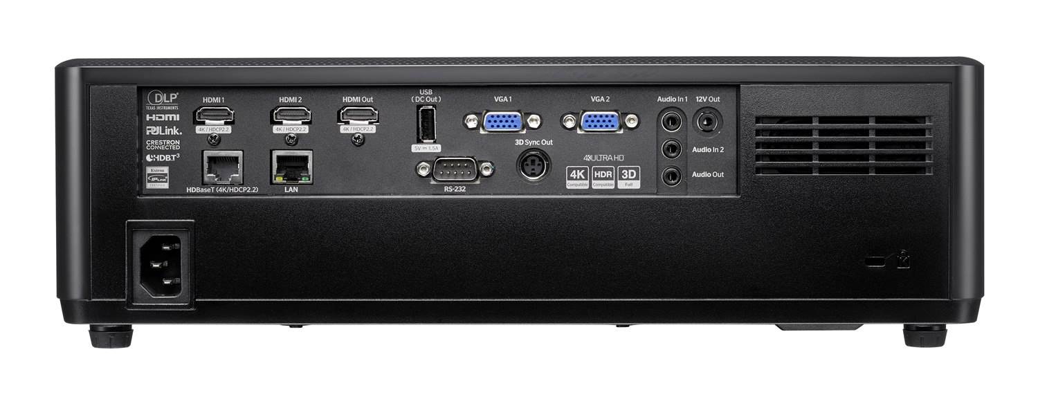 Optoma projektor ZK608TST (DLP,  Laser,  3840x2160,  6000 ANSI,  2xHDMI,  2xVGA,  RS232,  USB-A,  RJ45,  repro 2x15W)4 