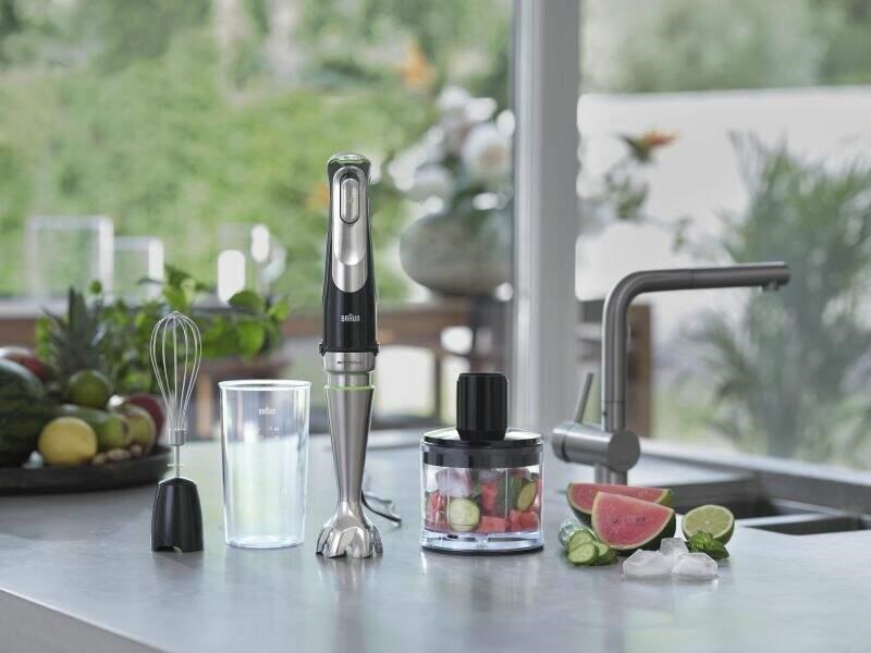 Braun MultiQuick 9 MQ9135XI tyčový mixér, 1200 W, ActiveBlade, plynulá regulace rychlostí, SmartSpeed12 