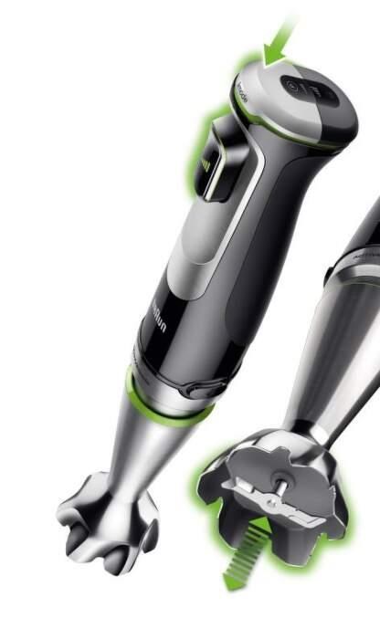 Braun MultiQuick 9 MQ9135XI tyčový mixér, 1200 W, ActiveBlade, plynulá regulace rychlostí, SmartSpeed2 