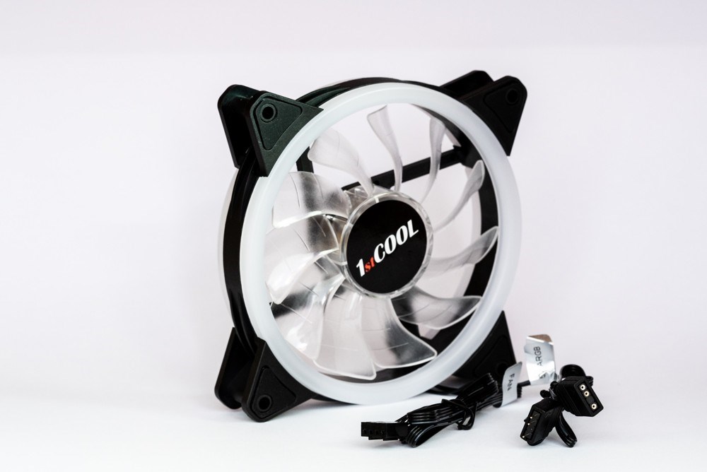 1stCOOL Fan KIT AURA EVO 1 ARGB, 3x Dual Ring fan + ARGB Nano controller1 