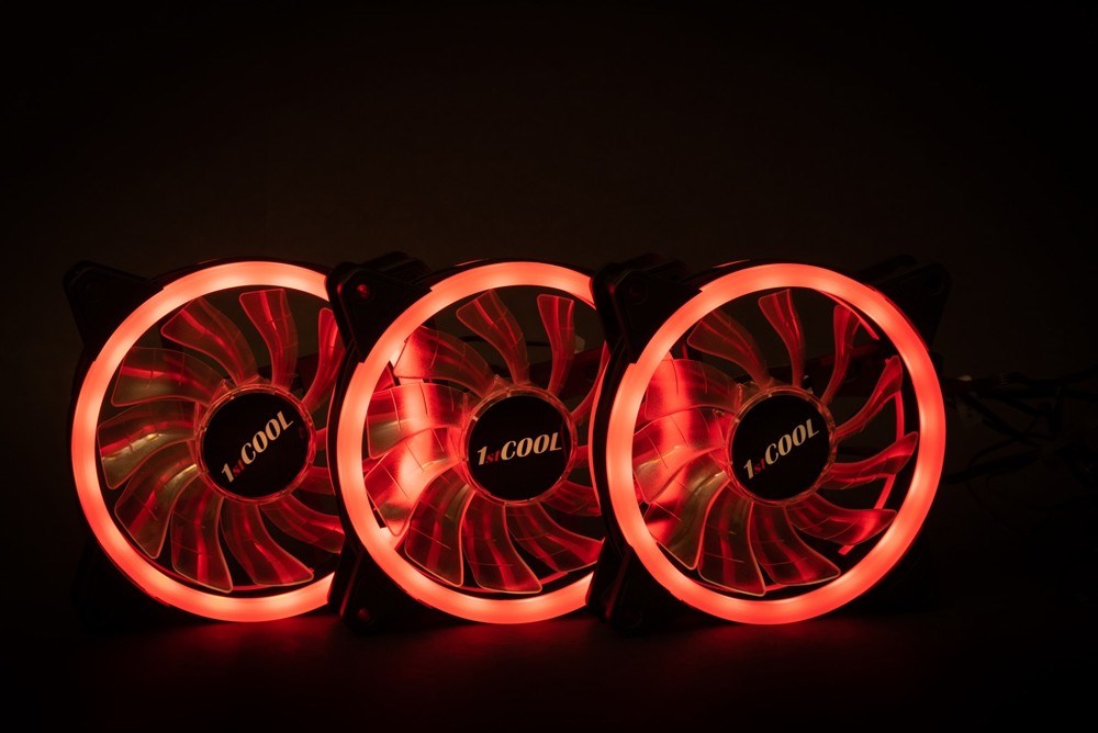 1stCOOL Fan KIT AURA EVO 1 ARGB, 3x Dual Ring fan + ARGB Nano controller4 