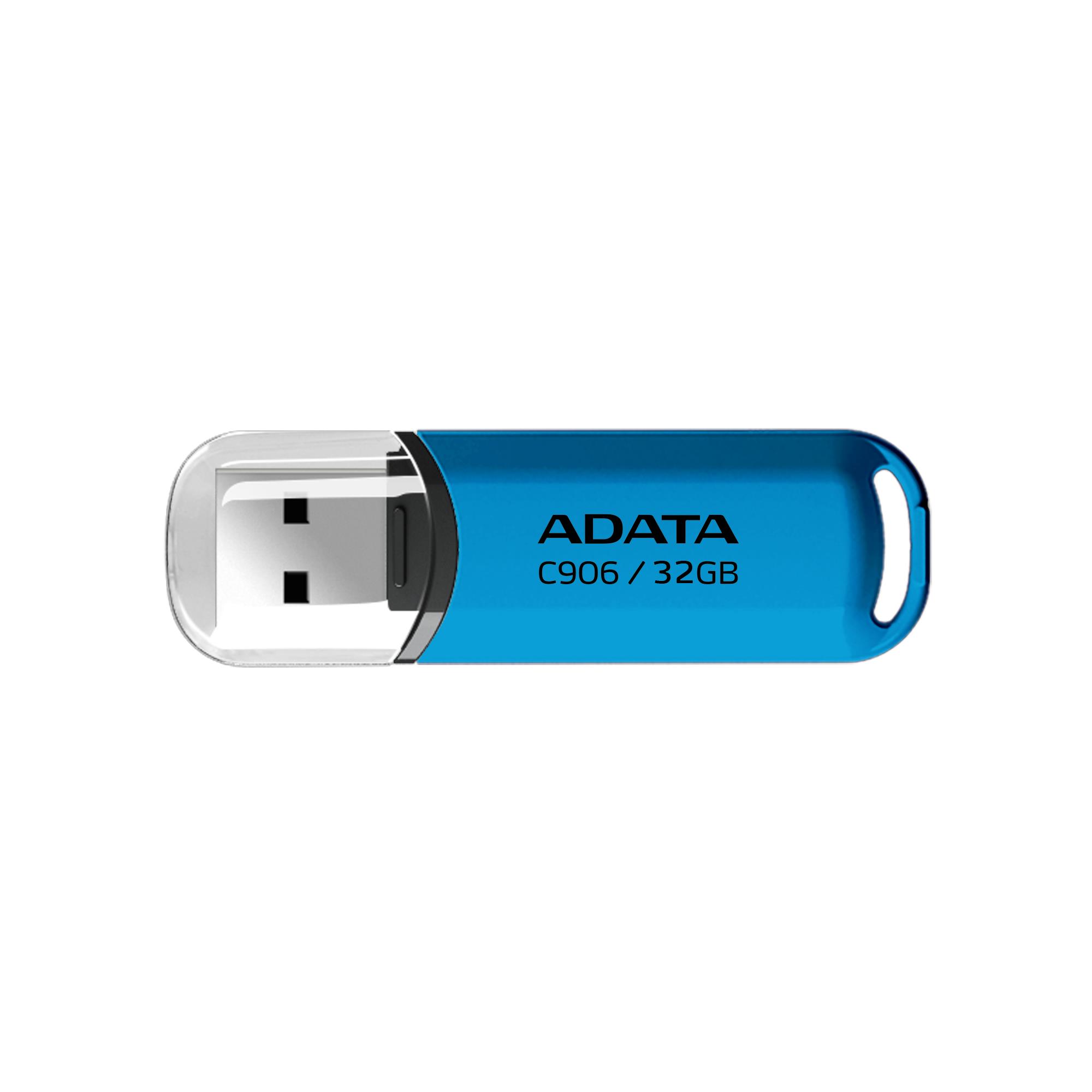 ADATA C906/ 32GB/ USB 2.0/ USB-A/ Modrá