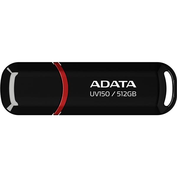 ADATA UV150/ 512GB/ USB 3.2/ USB-A/ Čierna