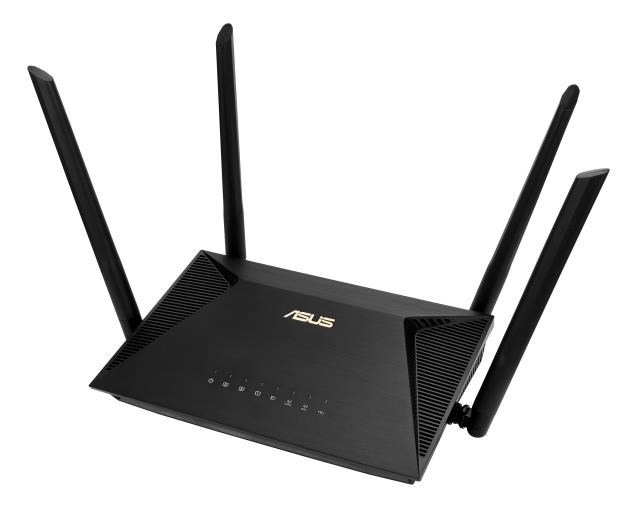 ASUS RT-AX52 (AX1800) Router, Dual Band WiFi 6, Extendable Router0 