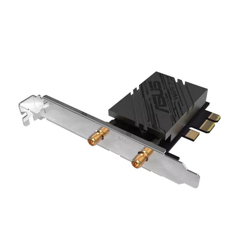 ASUS WiFi Adaptér PCIe PCE-BE92BT,  Wi-Fi 7 Adapter Card,  Bluetooth 5.42 