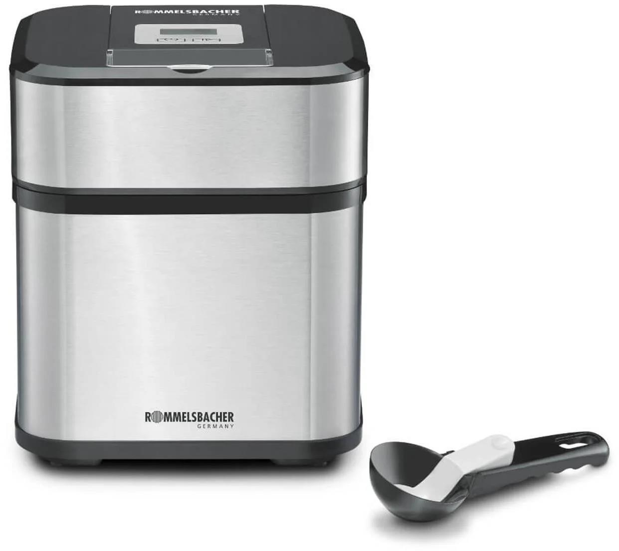 Rommelsbacher IM 12 zmrzlinovač,  12 W,  LCD displej,  1, 5 l mrazicí mísa pro 500 ml obsah,  povrch z nerezové oceli1 