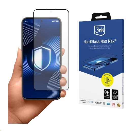 3mk tvrzené sklo HardGlass Matt Max pro iPhone 13/ 13 Pro/ 14/ 16E/ 17E0 