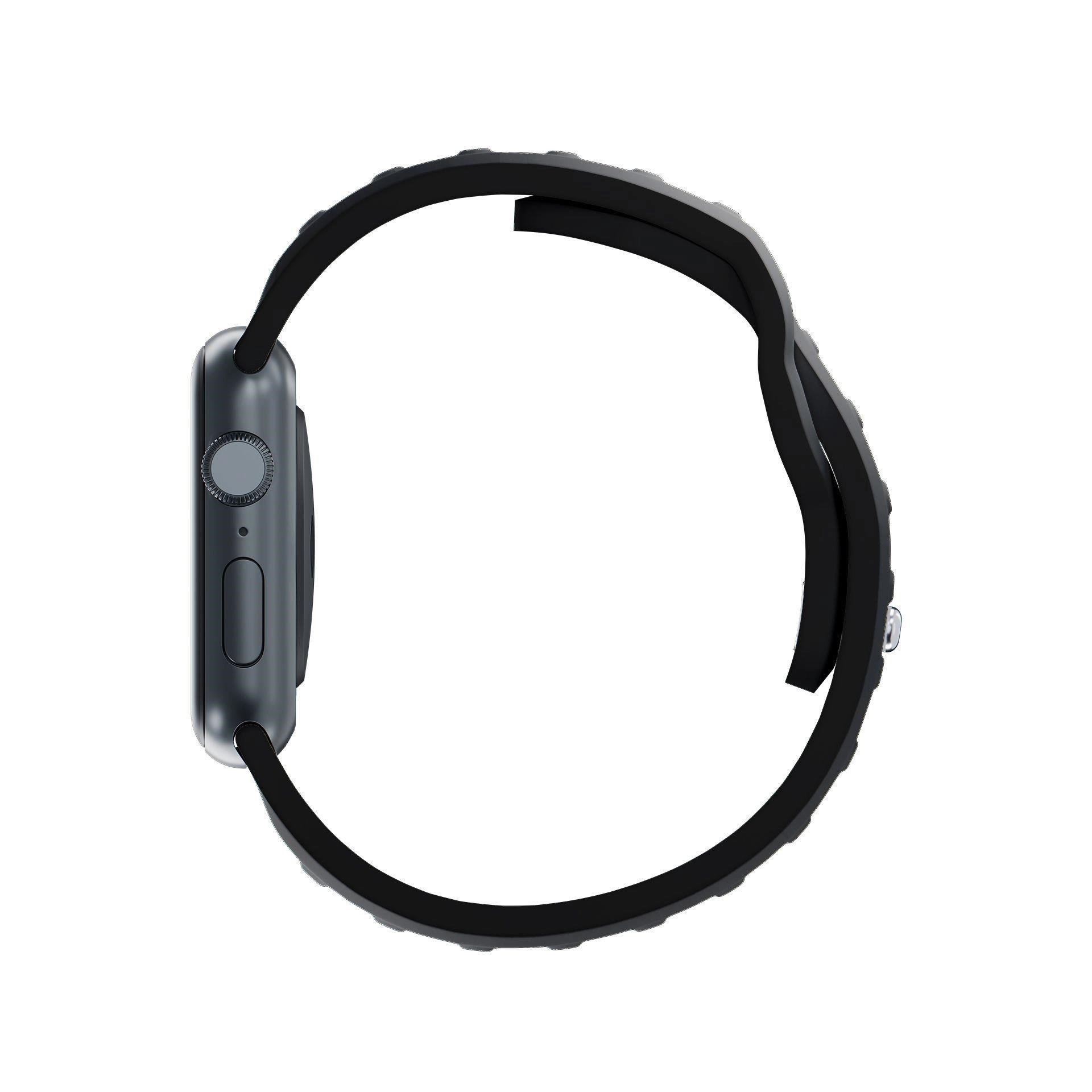 3mk Silicone Watch Strap pro Apple 38/40/41 mm Black6 