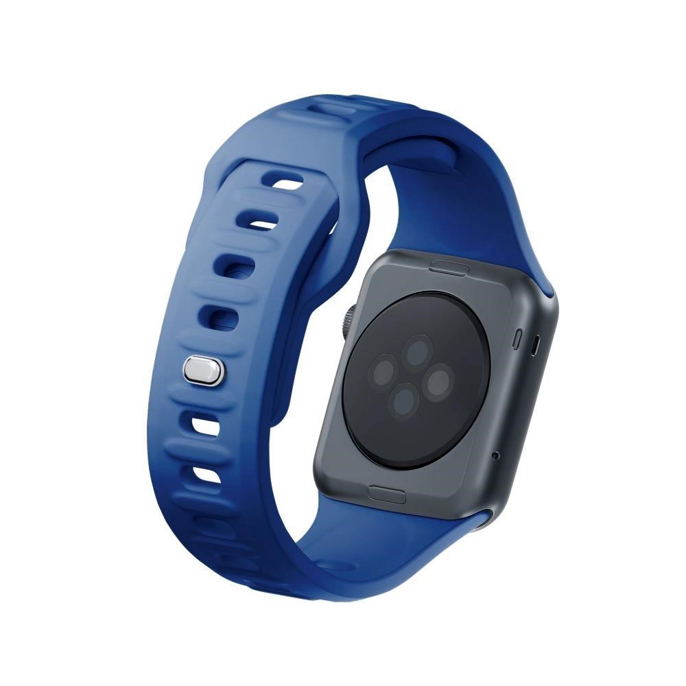 3mk Silicone Watch Strap pro Apple 38/40/41 mm Blue1 