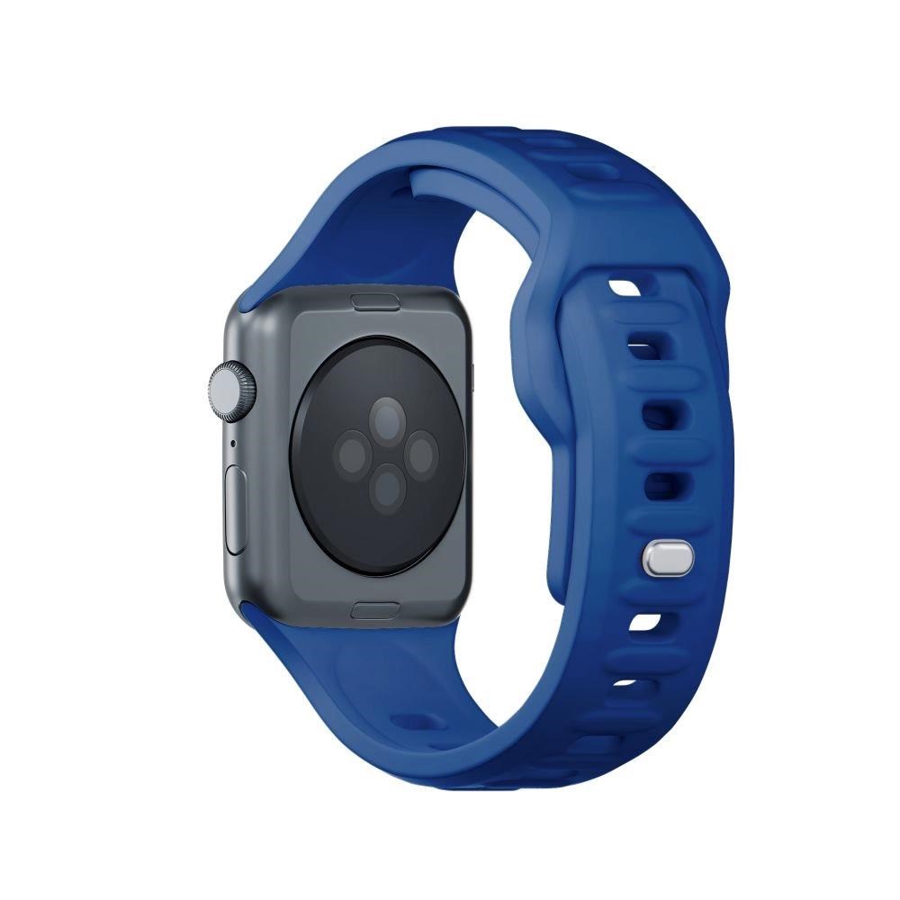 3mk Silicone Watch Strap pro Apple 38/40/41 mm Blue3 