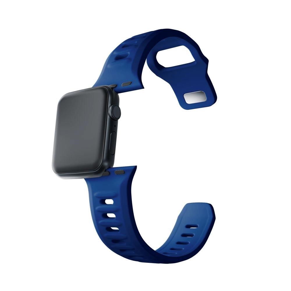3mk Silicone Watch Strap pro Apple 38/40/41 mm Blue5 