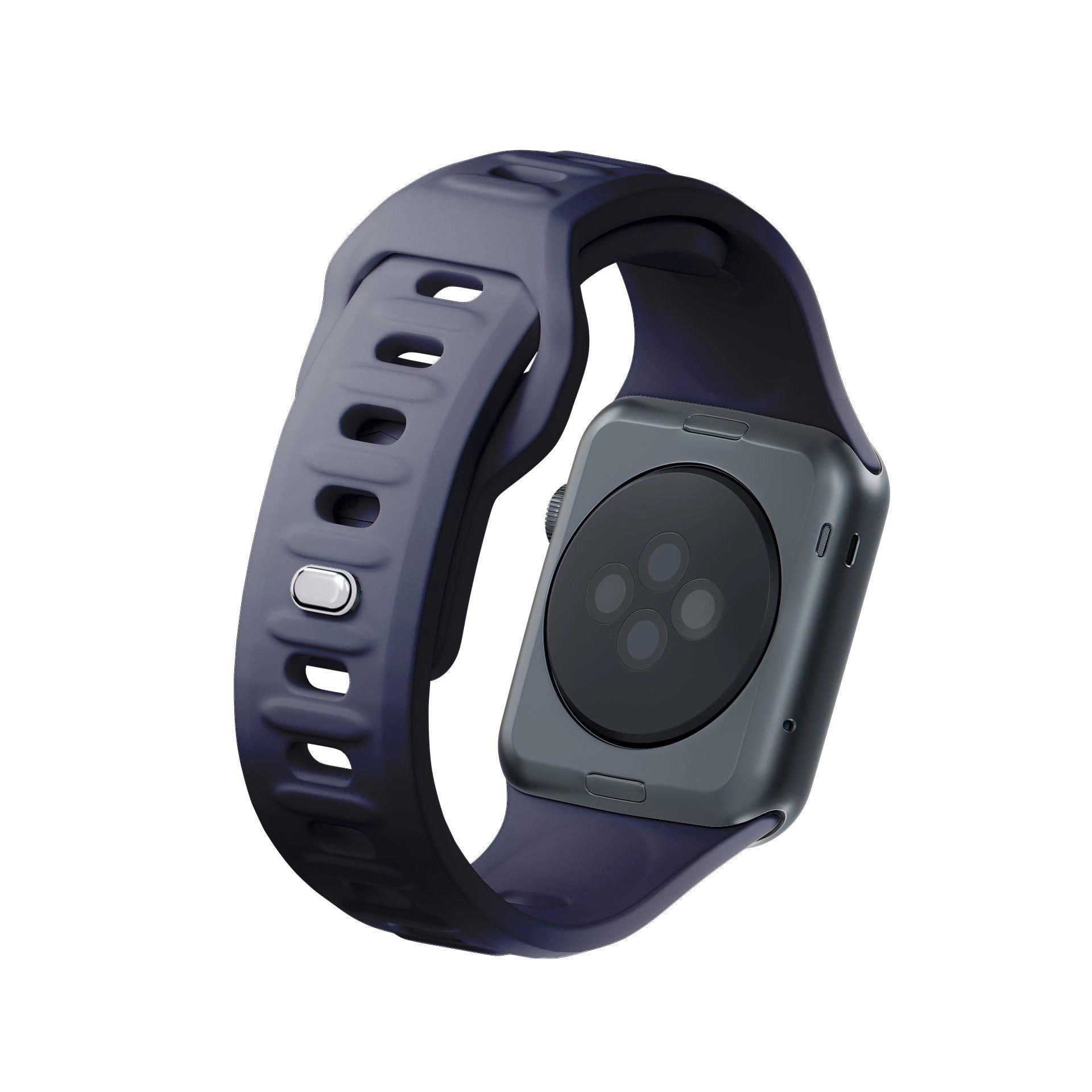 3mk Silicone Watch Strap pro Apple 38/40/41 mm Gray4 