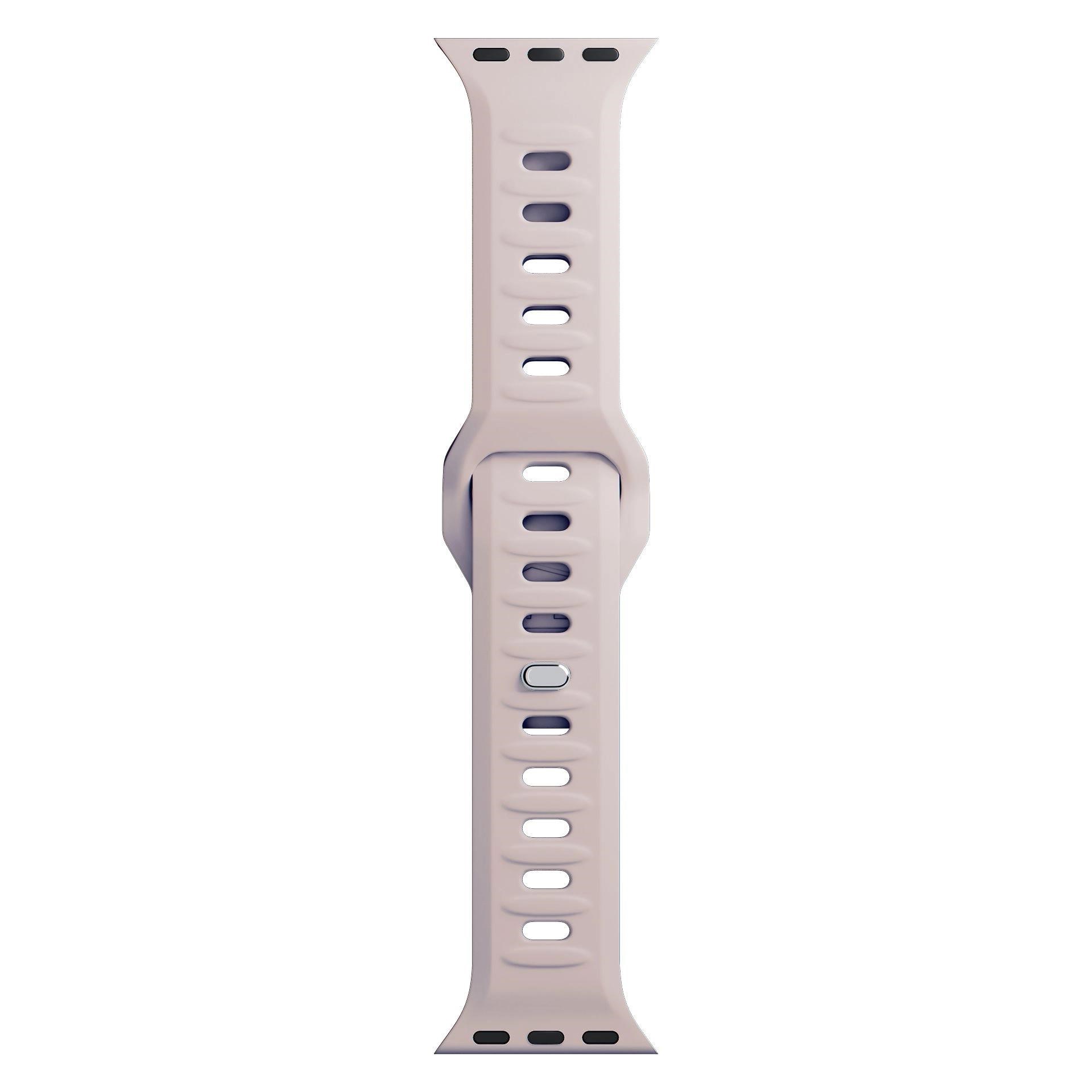 3mk Silicone Watch Strap pro Apple 38/40/41 mm Latte7 