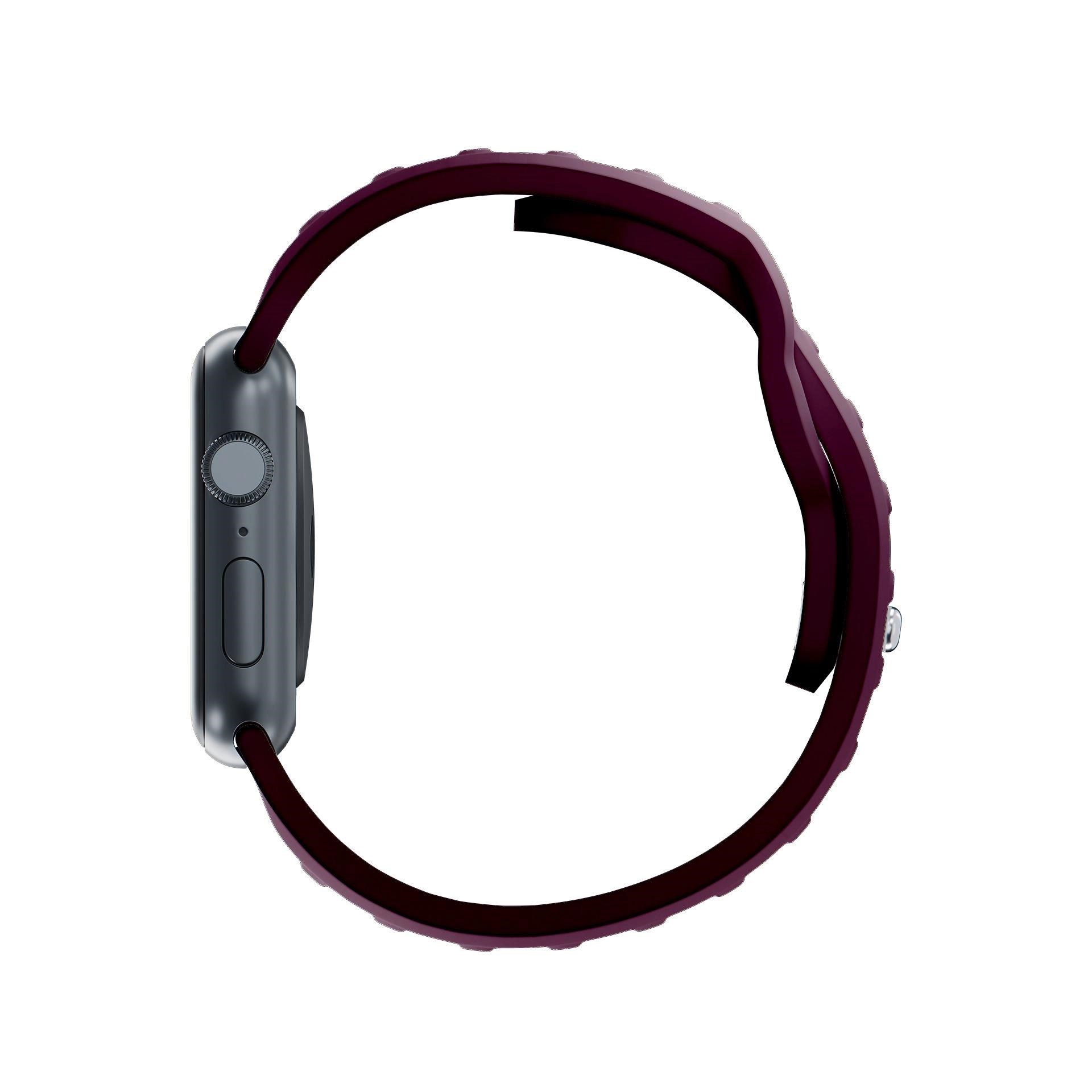 3mk Silicone Watch Strap pro Apple 38/40/41 mm Mulberry1 
