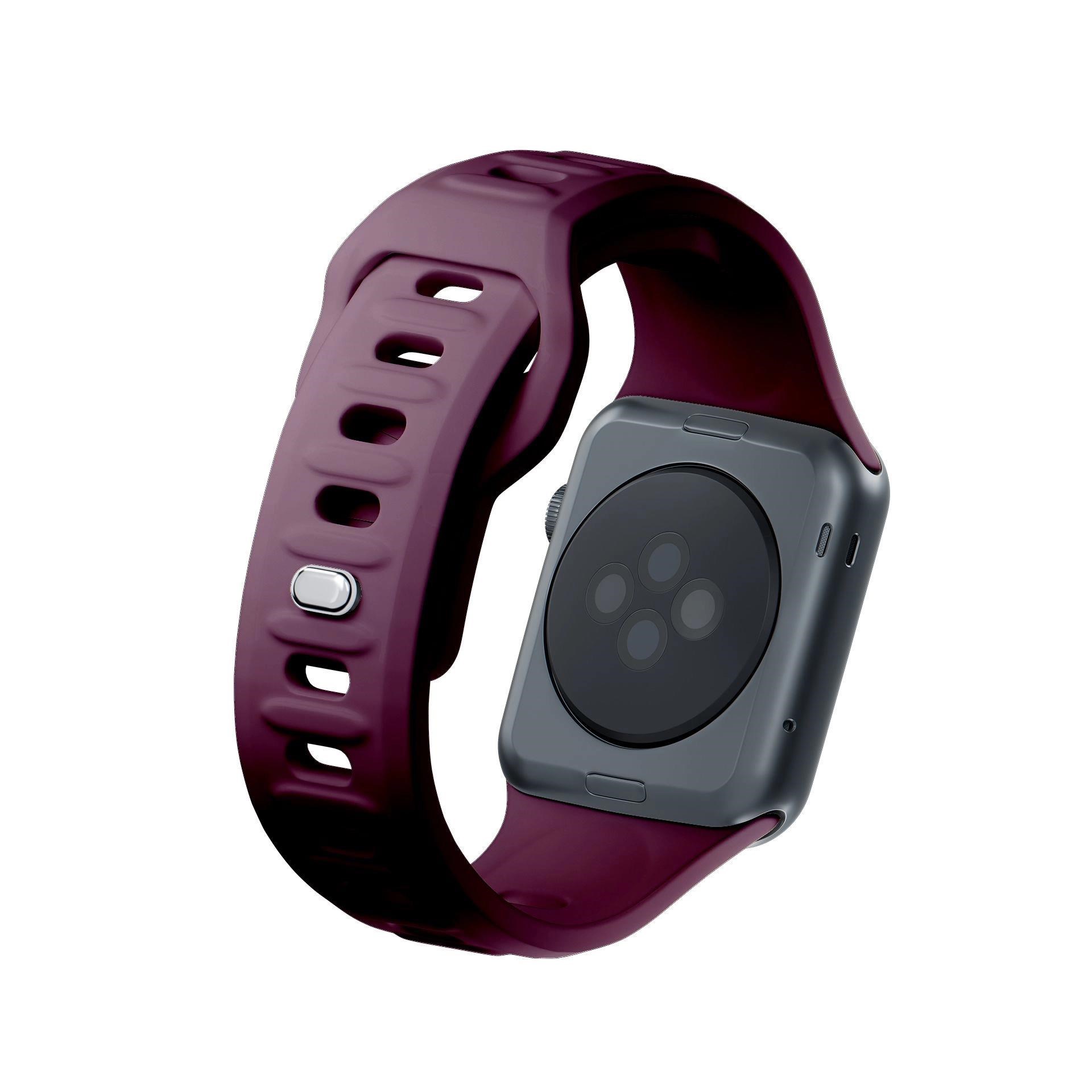 3mk Silicone Watch Strap pro Apple 38/40/41 mm Mulberry2 