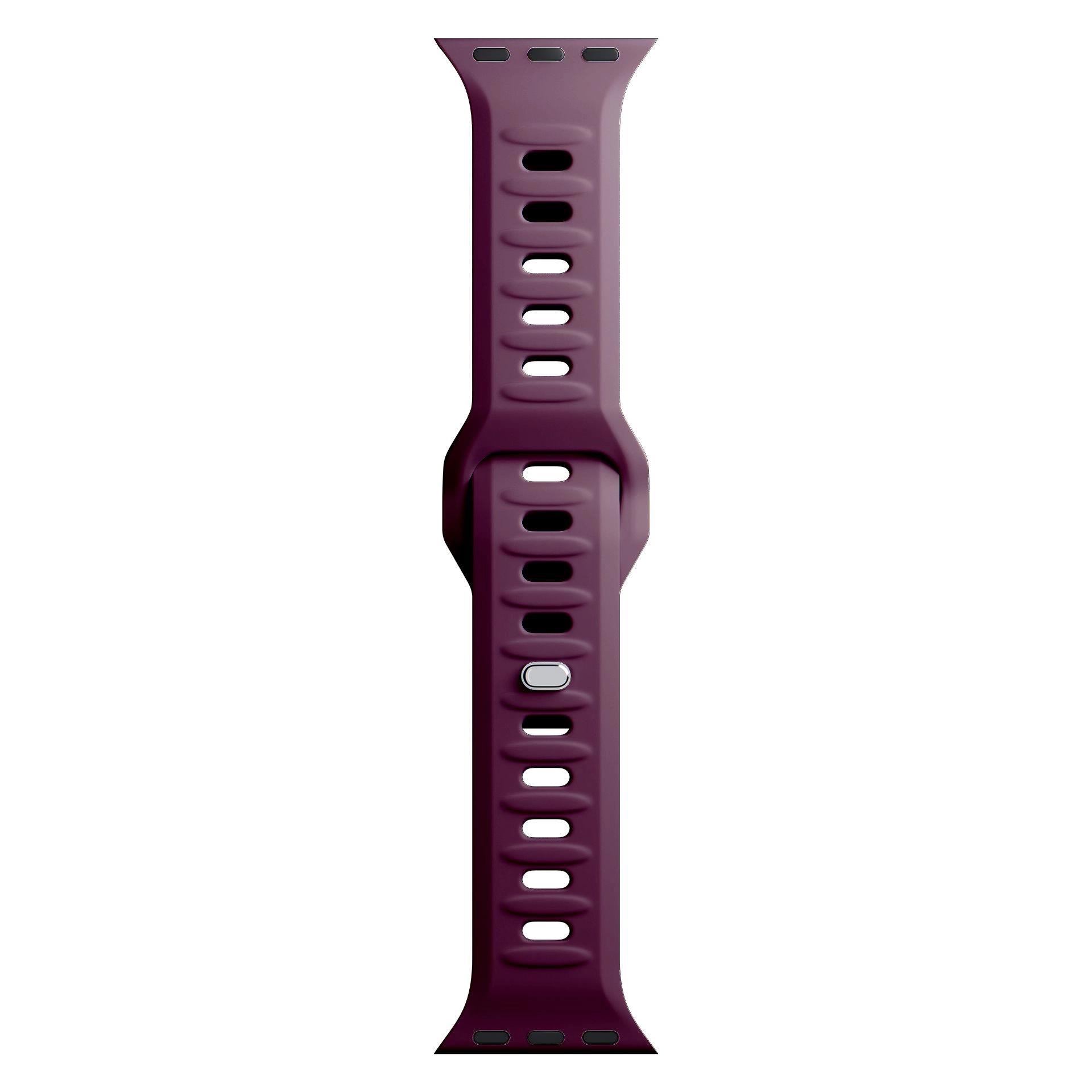 3mk Silicone Watch Strap pro Apple 38/40/41 mm Mulberry3 