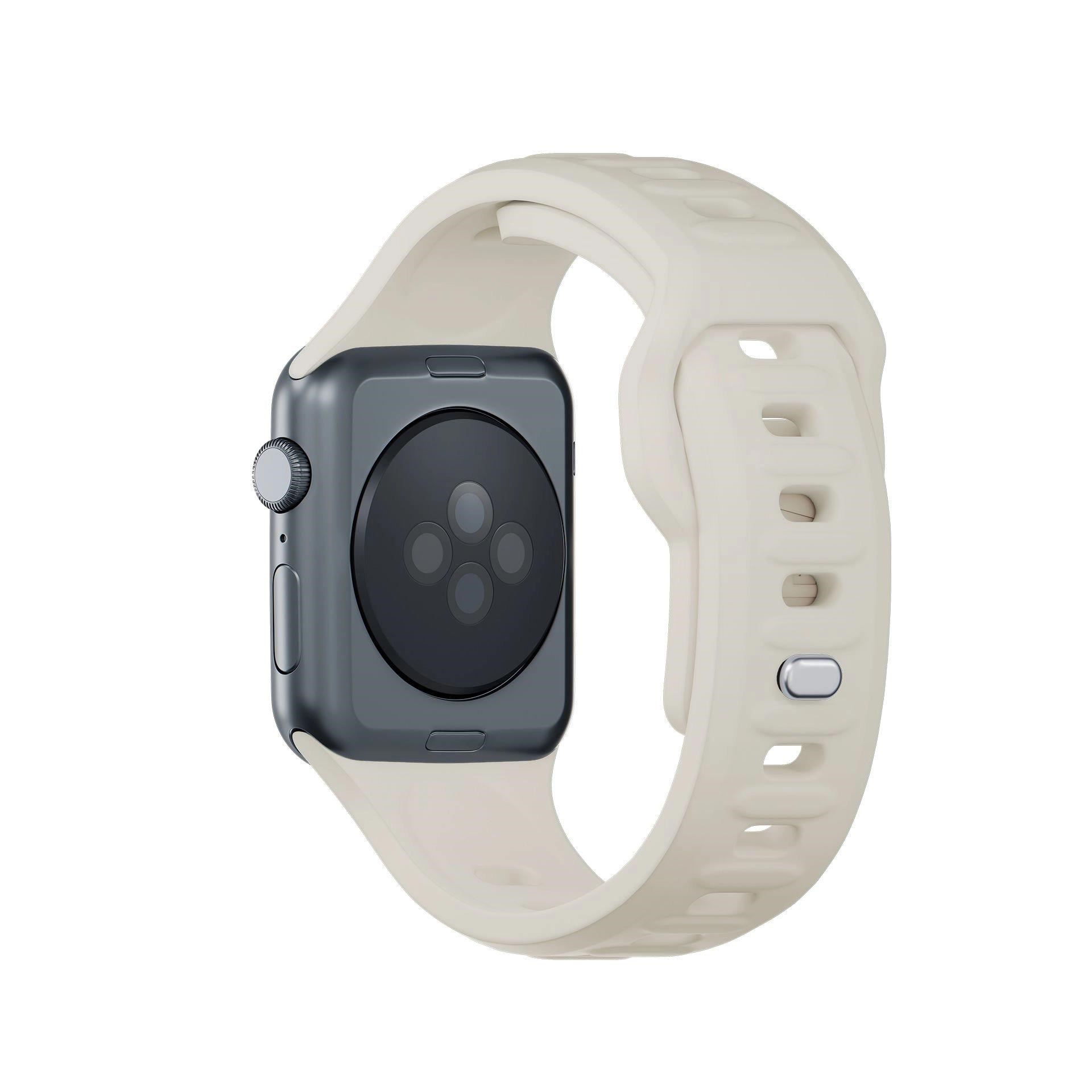 3mk Silicone Watch Strap pro Apple 38/40/41 mm Nude5 