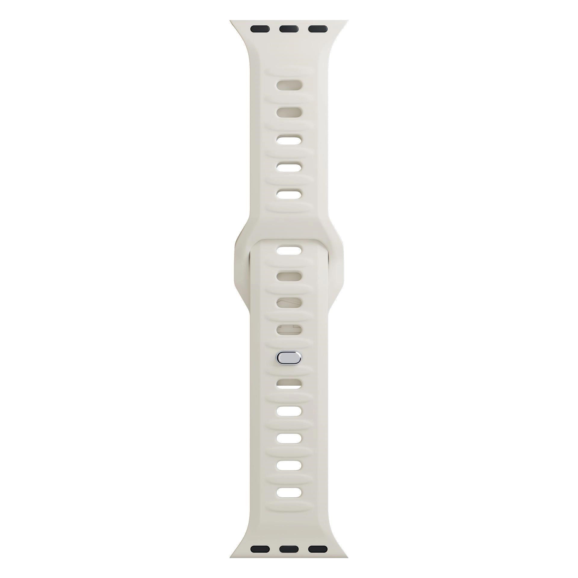 3mk Silicone Watch Strap pro Apple 38/40/41 mm Nude4 