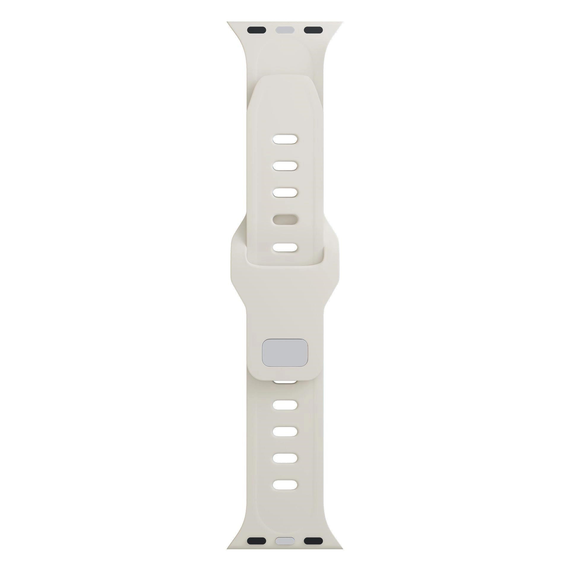 3mk Silicone Watch Strap pro Apple 38/40/41 mm Nude6 