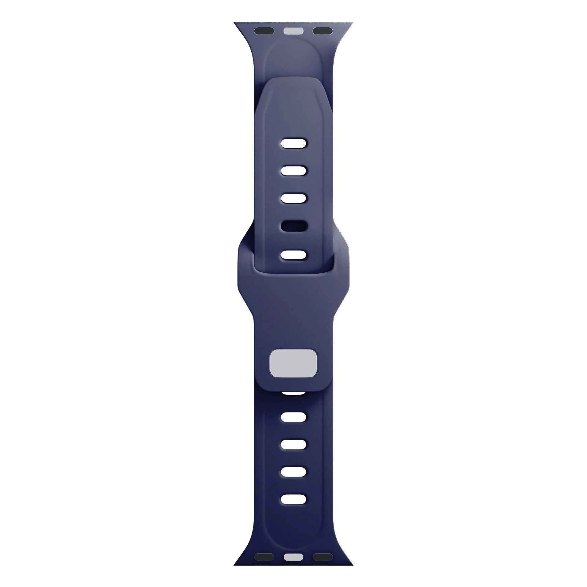 3mk Silicone Watch Strap pro Apple 38/40/41 mm Ocean Blue1 