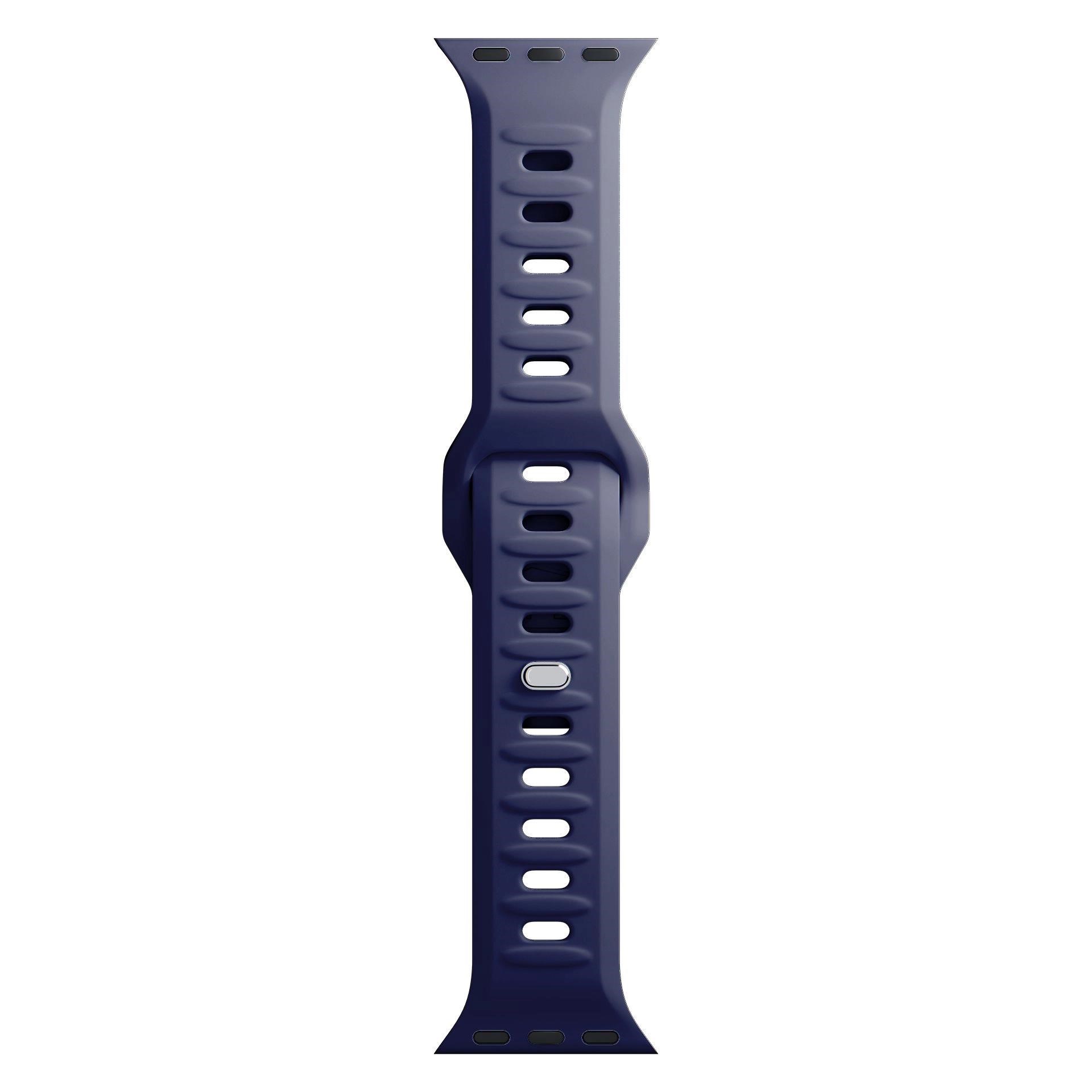 3mk Silicone Watch Strap pro Apple 38/40/41 mm Ocean Blue9 