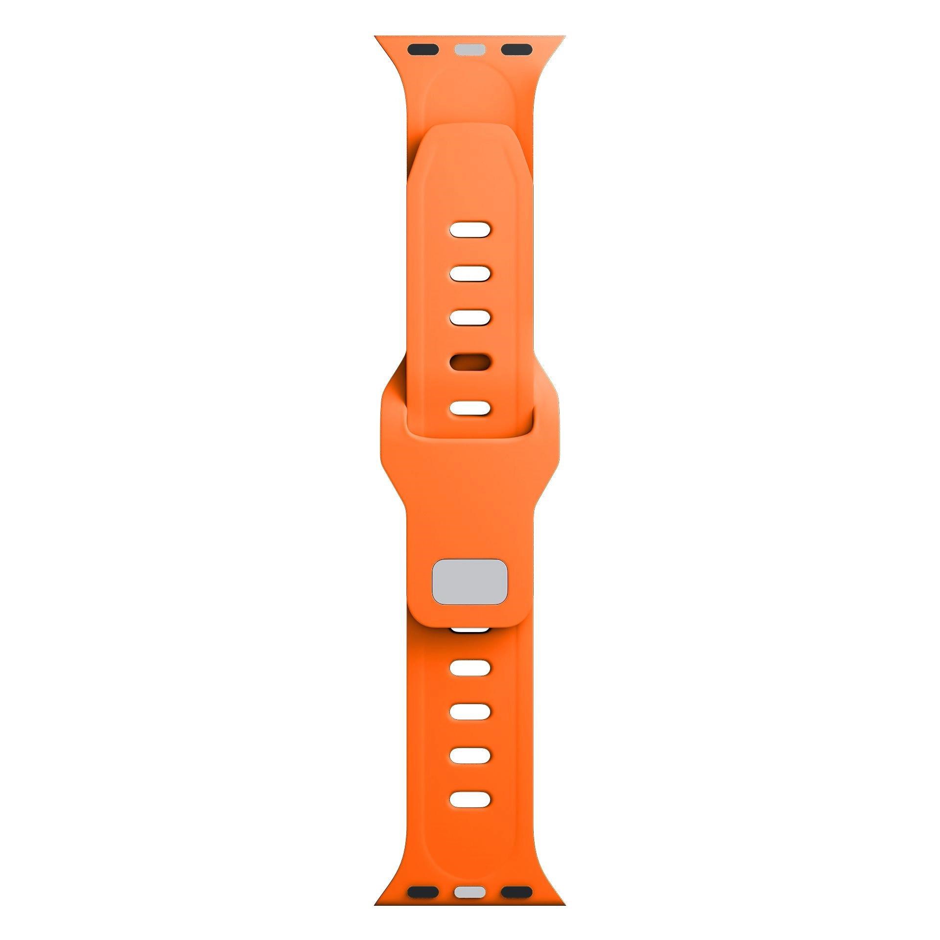 3mk Silicone Watch Strap pro Apple 38/ 40/ 41 mm Orange10 