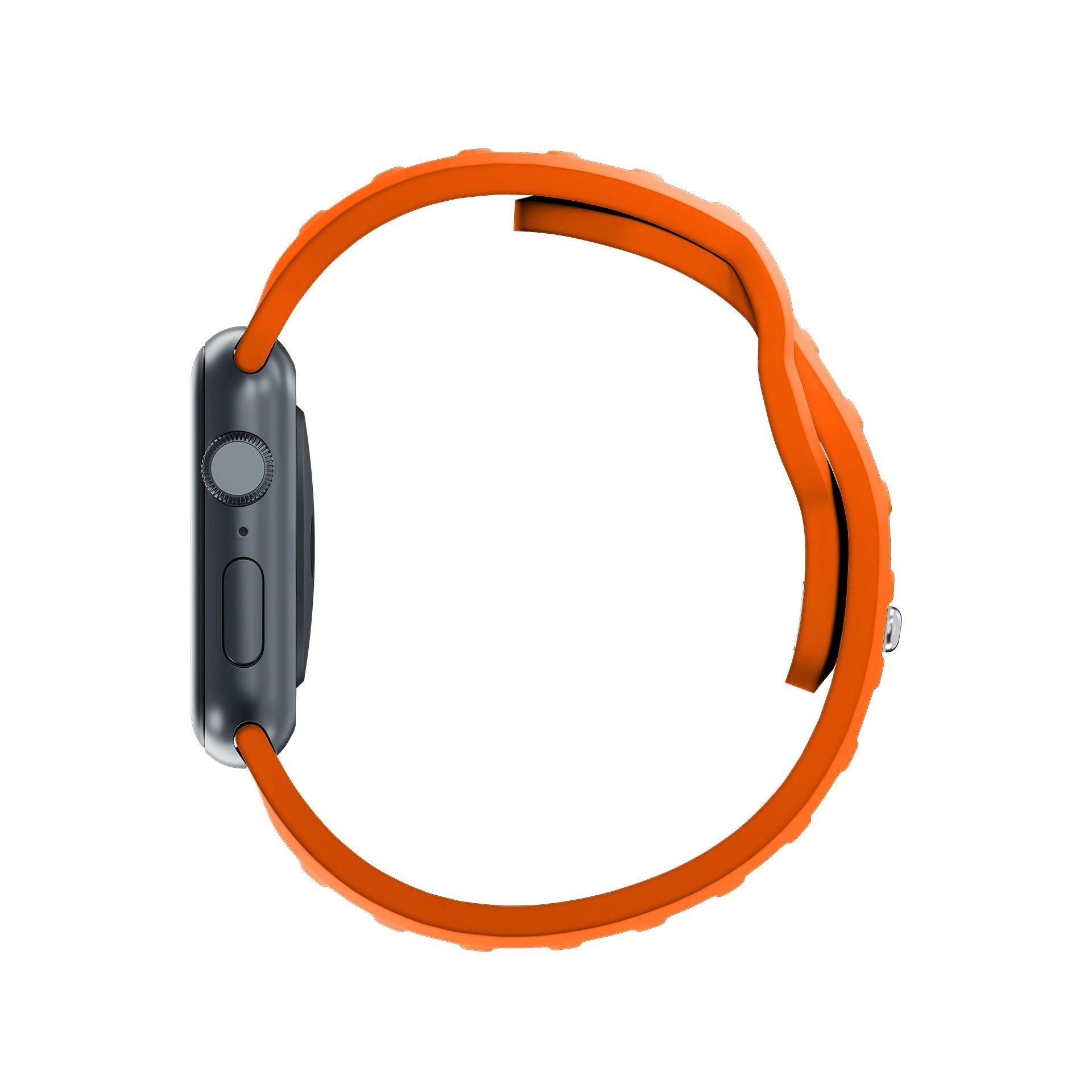 3mk Silicone Watch Strap pro Apple 38/40/41 mm Orange1 