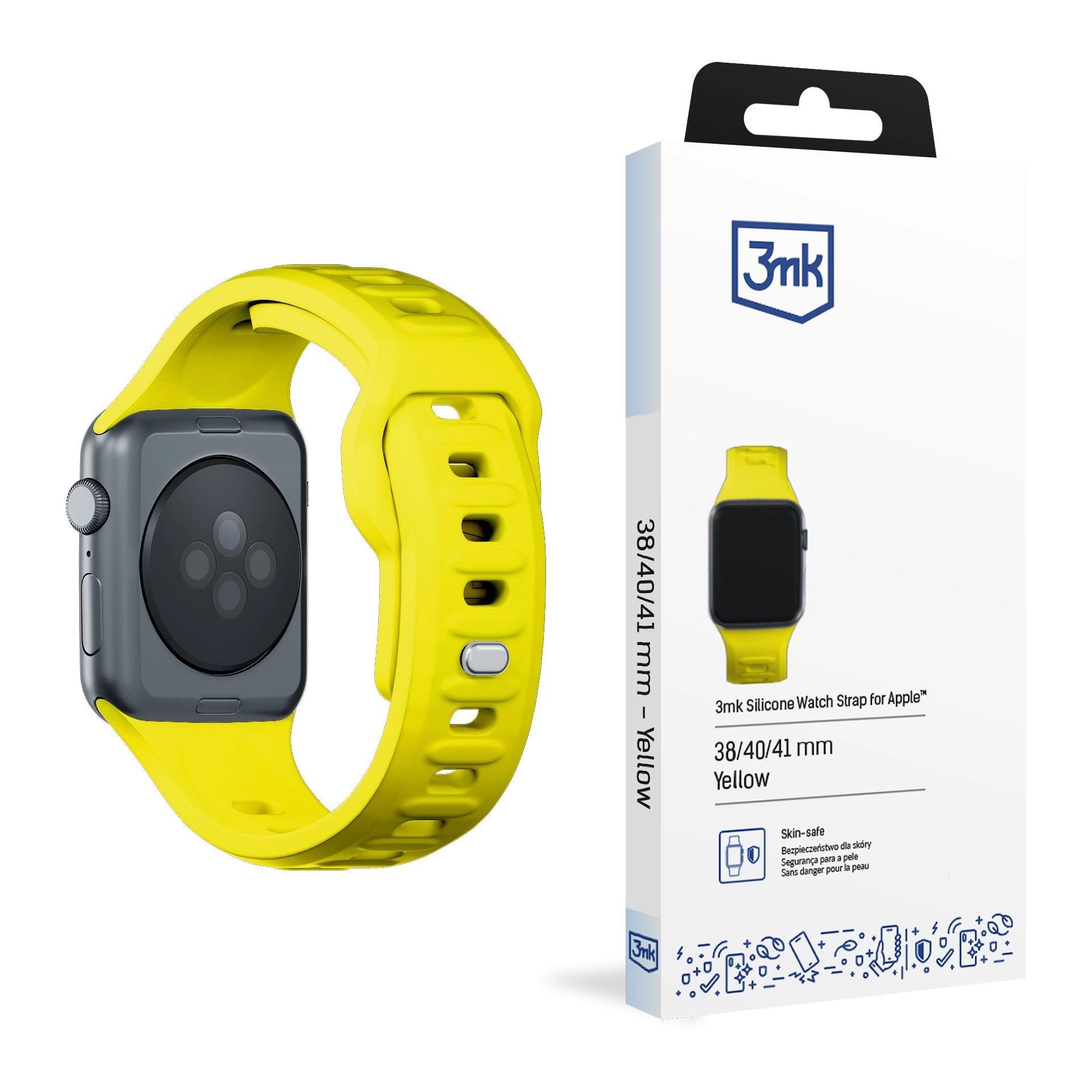 3mk řemínek Watch Strap pro Apple 38/ 40/ 41 mm Yellow0 