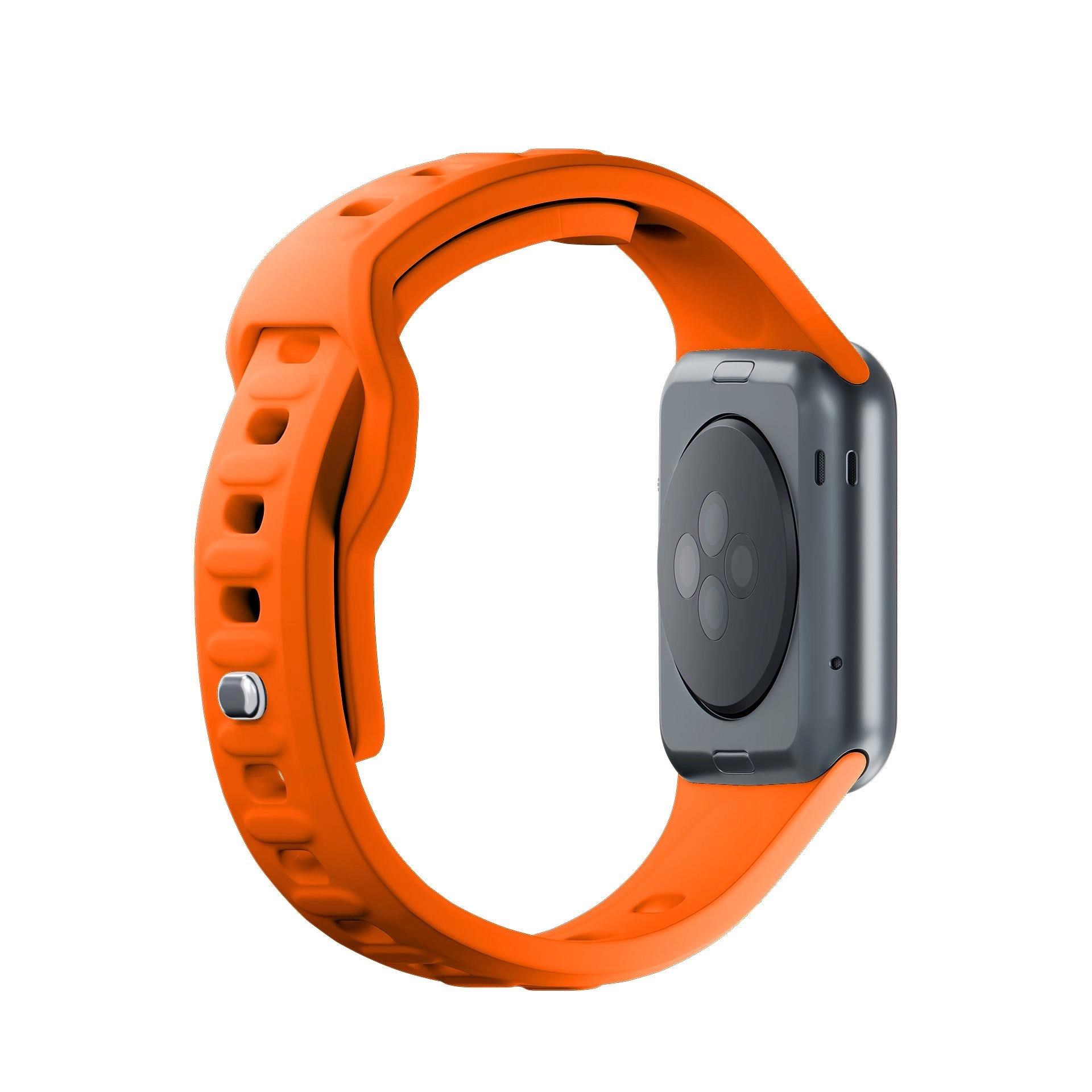 3mk řemínek Watch Strap pro Apple 42/ 44/ 45/ 49 mm Orange2 