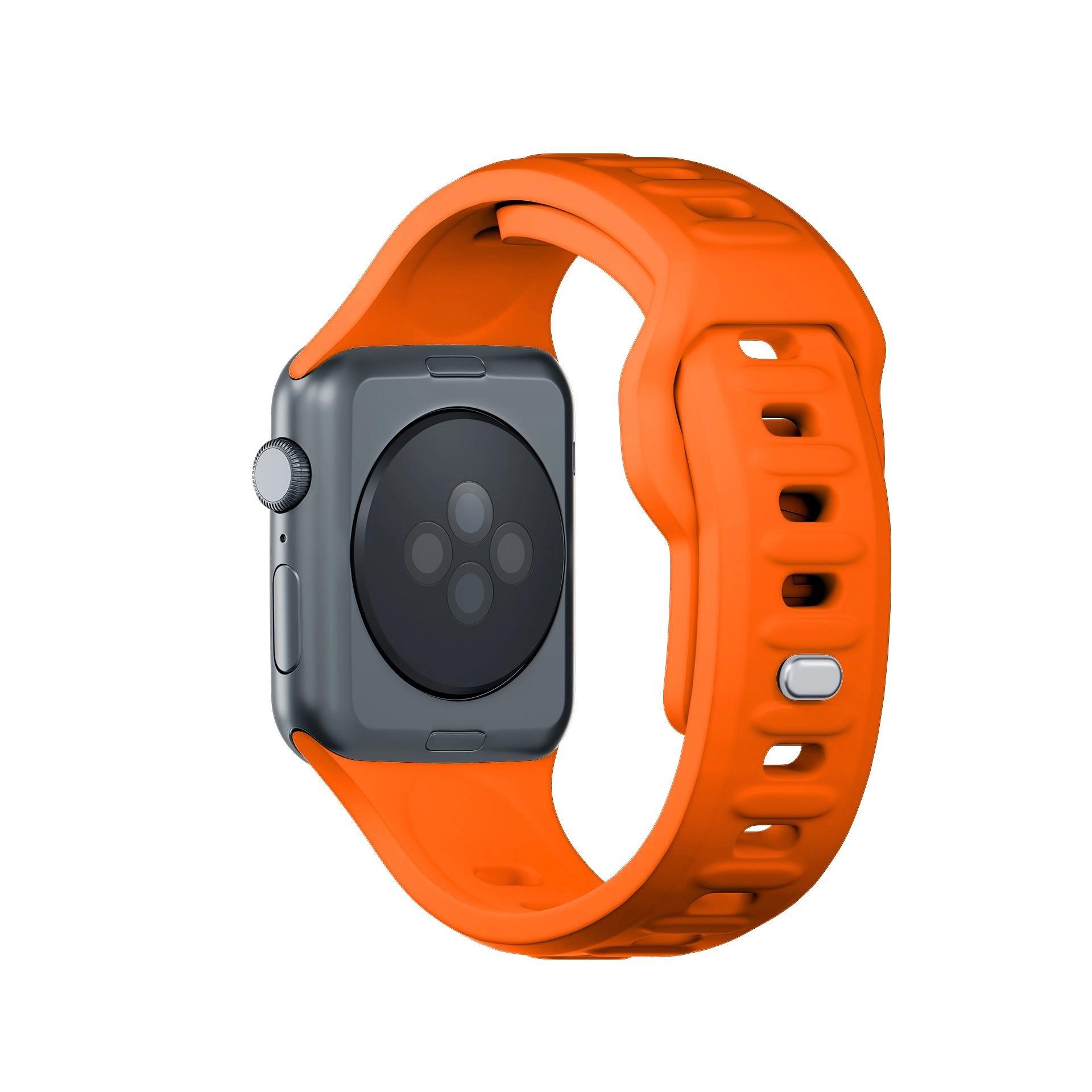 3mk řemínek Watch Strap pro Apple 42/ 44/ 45/ 49 mm Orange4 