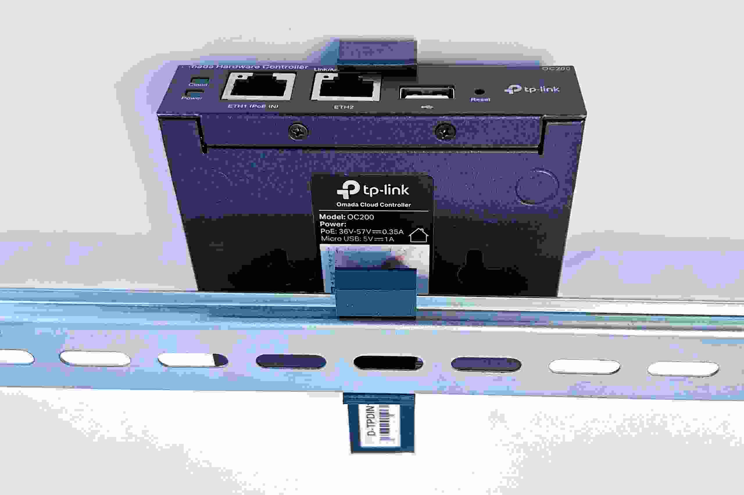 TP-Link D-TPDIN100 Držák na DIN lištu pro OC200,  OC220,  SF1005xx,  SG105xx,  SG1005xx,  šedý1 