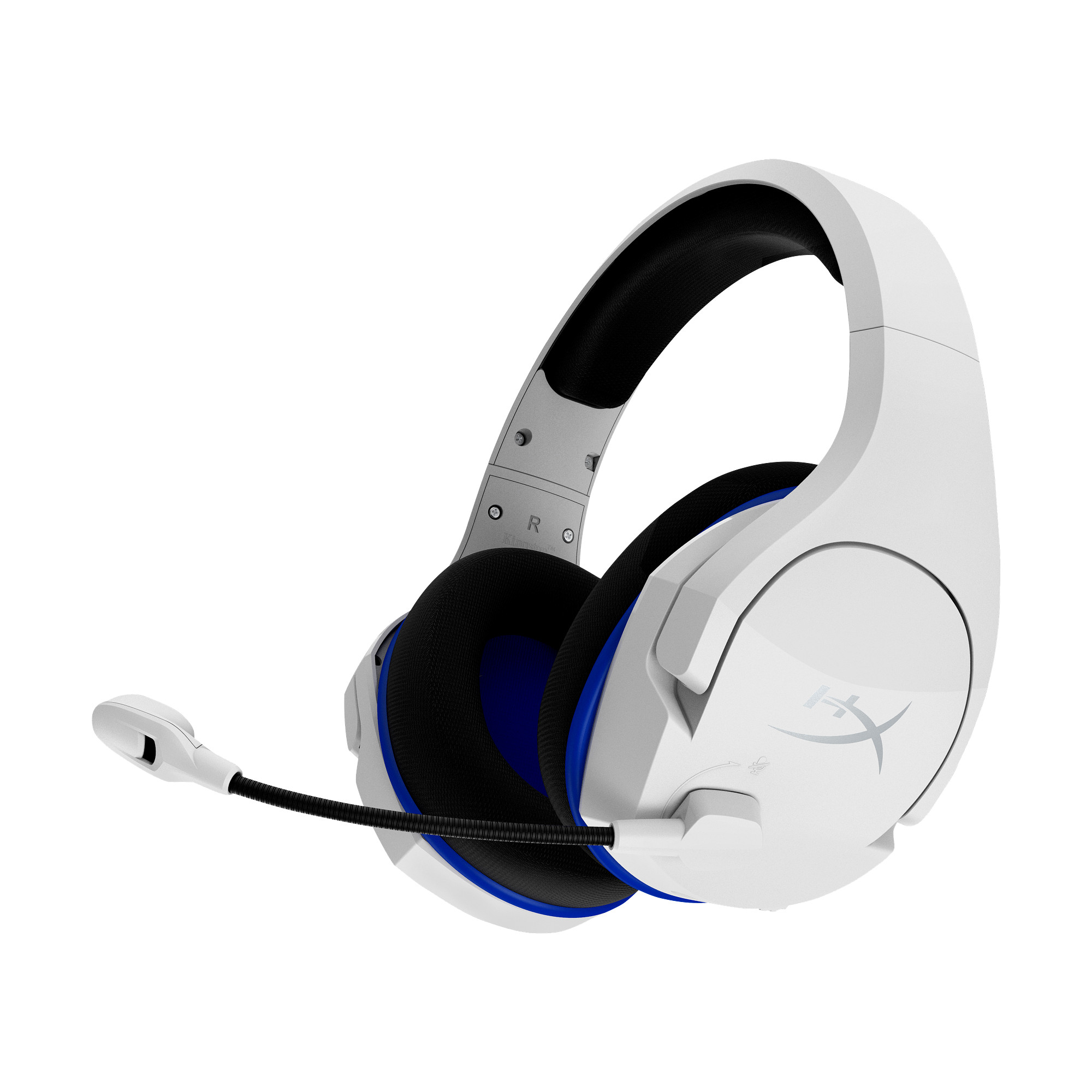 HyperX Cloud Stinger Core - Wireless Gaming Headset (White-Blue) - PS5-PS4 (HHSS1C-KB-WT/ G)- Sluchátka pro herní konsole0 