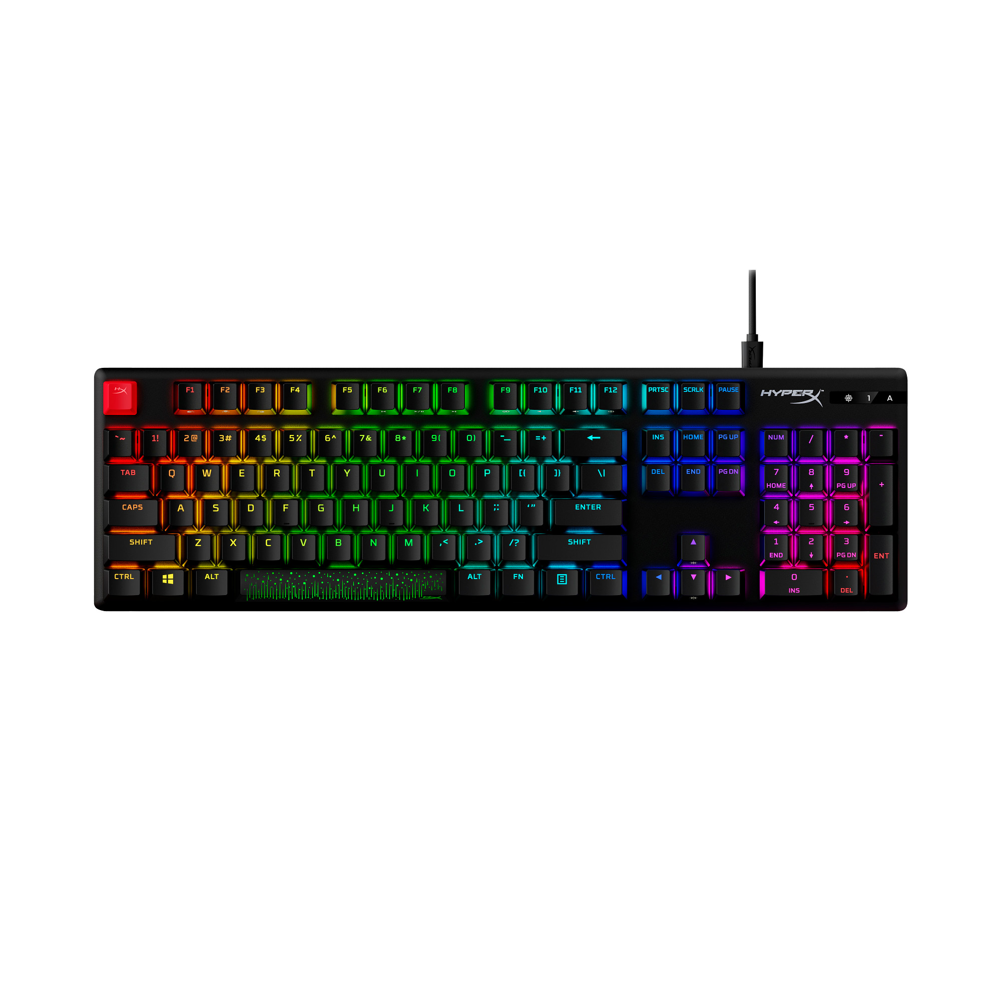 HyperX Alloy Origins PBT HX Red Gaming Keyboard-US - Klávesnice0 