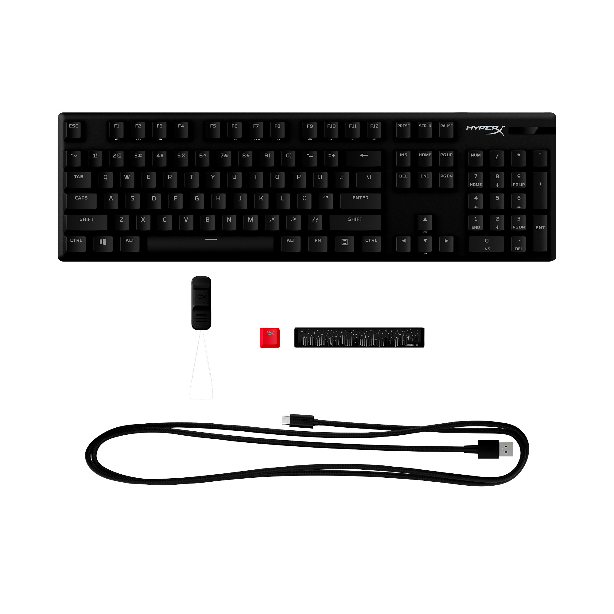 HyperX Alloy Origins PBT HX Red Gaming Keyboard-US - Klávesnice2 